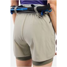 Damen-2-in-1-Shorts Odlo X-ALP TRAIL 5 INCH, grau