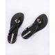 5. Ipanema Sandal Class Damen Flip-Flop Sandalen modisch Schwarz mit Gold
