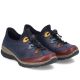 4. Rieker N3271-35 Damen-Slipper, bequem, marineblau