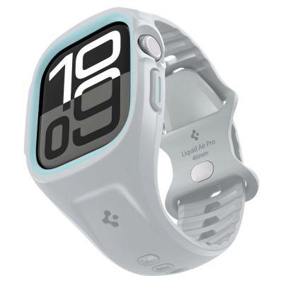 10. Spigen Liquid Air Pro Armband für Apple Watch 10 46mm - Grau