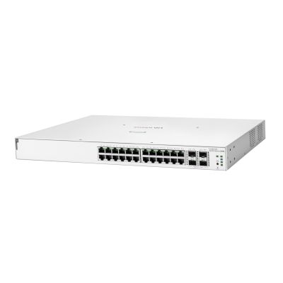 2. HPE Aruba Networking Instant On Switch 24p Gigabit CL4 PoE 4p SFP+ 370W 1930 Managed L2/L3/L4 Gigabit Ethernet (10/100/1000) PoE-Unterstützung 1U Weiß