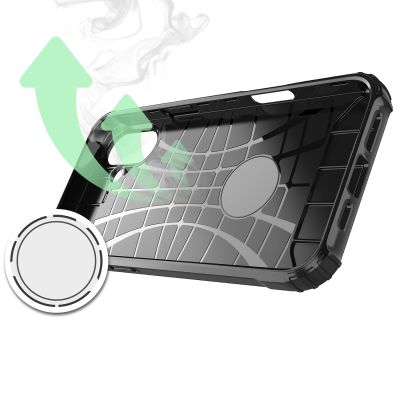 8. Hybrid Armor Panzerhülle für iPhone 16 – Schwarz