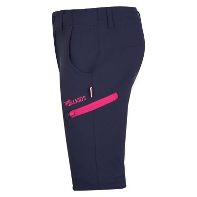 6. Trollkids Kinder Kjerag Zip-Off Hose marine/magenta (177-114)