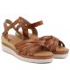 69. Beige, geschlossene Sandalen mit Lochmuster von Sabatina für Damen