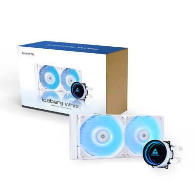 16. Chieftec Iceberg 240 RGB weiße Wasserkühlung