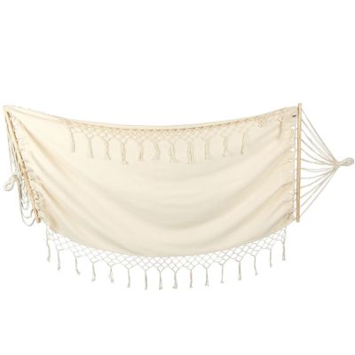 26. Luxe XXL 2-Personen Gartenhängematte 250x150 cm blau 1021201