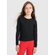 Mädchen-Longsleeve mit Slim Fit, schlicht, 4F 4FJRAW25TLONF603-20S