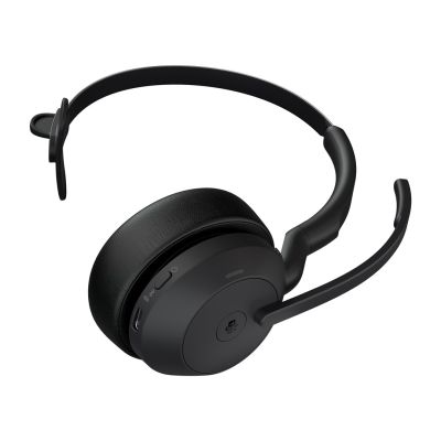 4. Jabra 25599-899-989 Kopfhörer/Headset, kabelgebunden und kabellos, mit Kopfbügel, Bluetooth-Ladestation für Büro/Callcenter, Schwarz