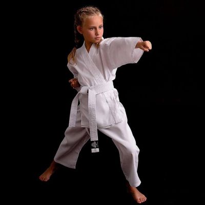 10. Karate-Kimono für Kinder + gratis Gürtel - DBX BUSHIDO ARK-3102 120 cm