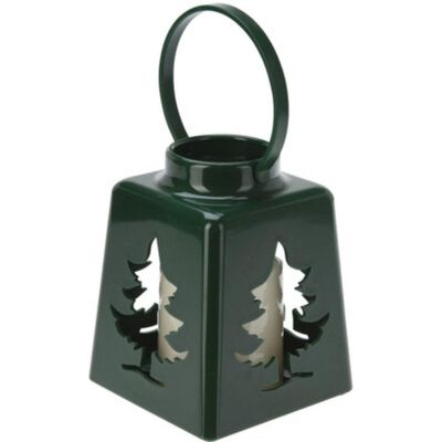 3. Adventslaterne Roraty LED-Laterne 13 cm Grün
