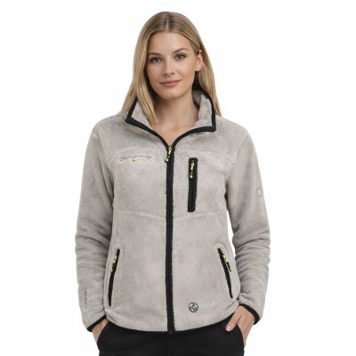 Damen-Fleecejacke Geographical Norway TAMOUREUSE LGREY DB LADY 047-1 (WZ8036F/GN-LIGHT GREY)