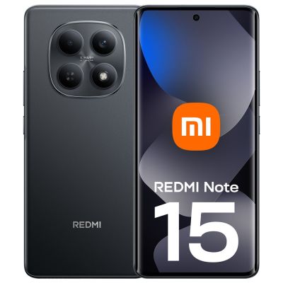 Xiaomi Redmi Note 15, 17,2 cm (6,77 Zoll), 8 GB RAM, 256 GB Speicher, 6000 mAh Akku, Schwarz