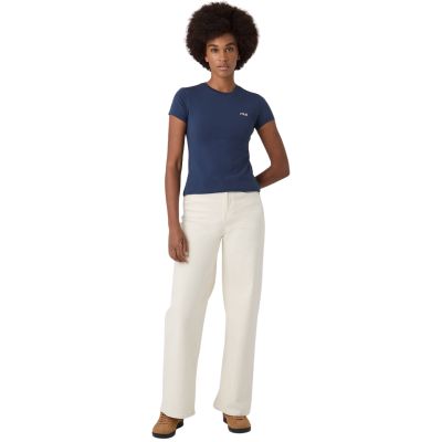 9. Fila Trivero Damen T-Shirt Marineblau FAW1205 50004