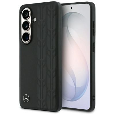 Mercedes Lorbeerblatt MagSafe Hülle für Samsung Galaxy S26 - Schwarz