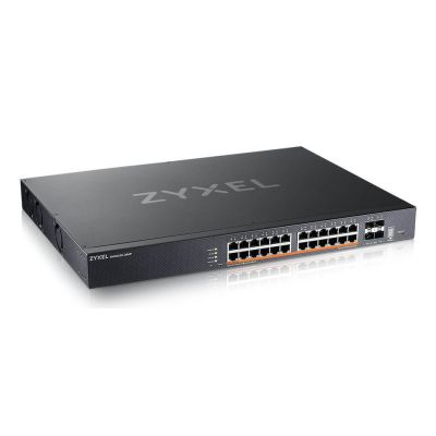 2. Zyxel XMG2230-28HP Switch, 28 Ports, PoE (PoE++: 24), 700 W, Managed Multigigabit/10G