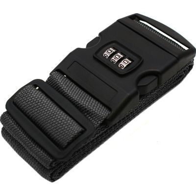 Universeller Sicherheitsgurt für Koffer 180x5cm mit Code, Proworld Grau