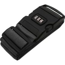 Universeller Sicherheitsgurt für Koffer 180x5cm mit Code, Proworld Grau