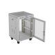 23. LANBERG Standschrank 19" 15U 600x600 LCD Grau