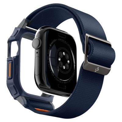 7. Spigen Lite Fit "Pro" Armband für Apple Watch 10 46mm - Marineblau