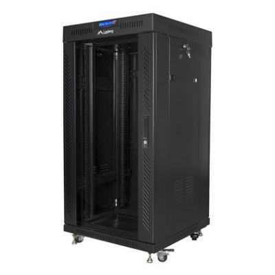 6. Lanberg FF01-6622-12BL 22U Freistehendes Rack Schwarz