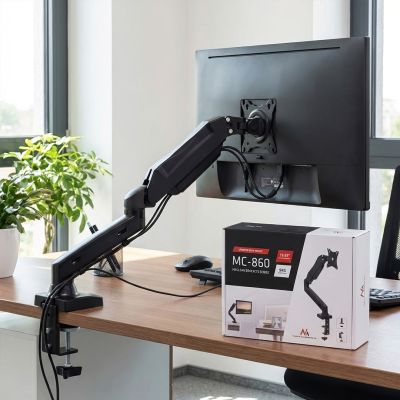 14. Maclean MC-860 Tischhalterung für Monitore (Desktop; 13" - 27"; max. 8 kg)