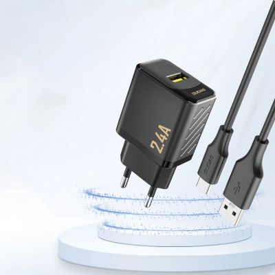 2. Dudao A23 2.4A USB-A Ladegerät - Schwarz