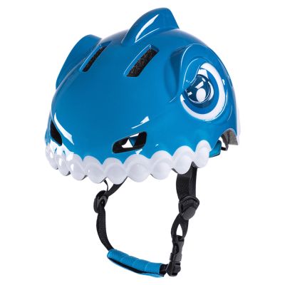 Wozinsky Kinderfahrradhelm mit Dinosaurier-Motiv, Größe S – Blau