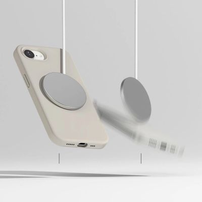 5. Ringke Silikon-Magsafe-Hülle für iPhone 16e / 17e – Beige