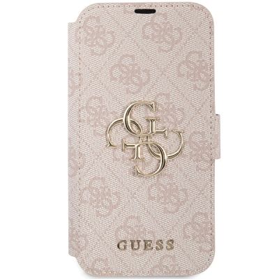 3. Guess 4G Metal Logo Hülle für iPhone 15 / 14 / 13 – Rosa