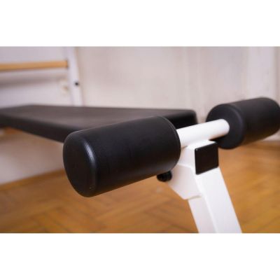 12. Turnwand-Stangenanlage aus Holz und Metall mit Stange, Bank und Zubehör BANCHK 233W