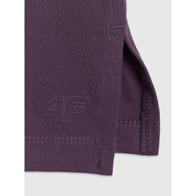 7. Damen-T-Shirt, locker geschnitten, einfarbig, Größe 4F 4FRAW25TTSHF3624-50S