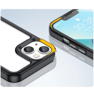 6. Outer Space Case iPhone 14 Plus Hardcover mit Gelrahmen schwarz