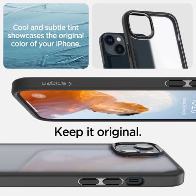 6. Spigen Ultra Hybrid-Hülle für iPhone 14 Plus – Mattschwarz