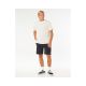 4. Herren-T-Shirt mit RIP CURL-Suchstickerei, Weiß