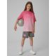 4. Locker geschnittenes Mädchen-T-Shirt mit Aufdruck 4F 4FJRSS26TTSHF4186-90A