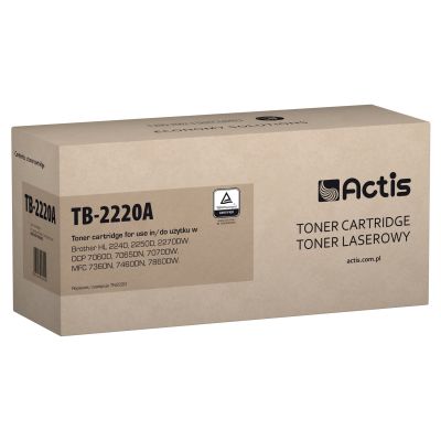 Actis TB-2220A Toner (Ersatz für Brother TN-2220, TN2220; Standard; 2600 Seiten; Schwarz)