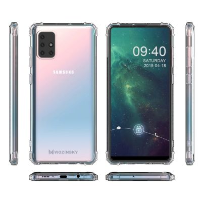 9. Wozinsky Anti Shock Armored Case für Samsung Galaxy A72 4G transparent