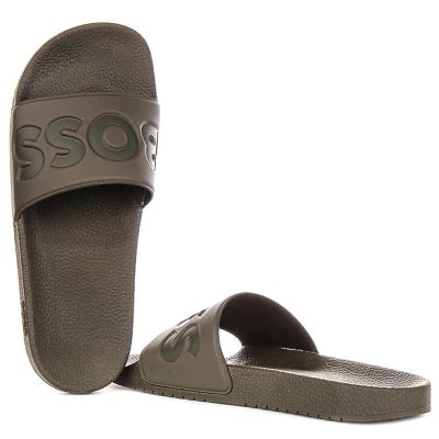 2. BOSS SHOES ARYEH_SLID_NPVLG DUNKELGRÜN (50536835-302)