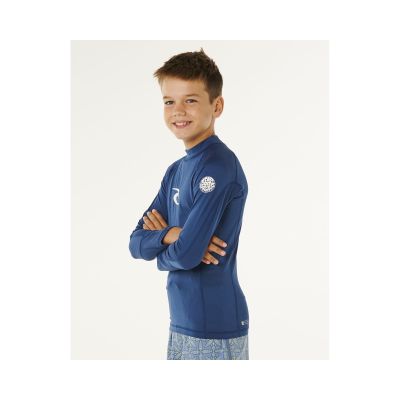 2. Lycra RIP CURL Waves Langarmshirt für Jungen, blau