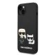 2. Karl Lagerfeld KLHMP14MSSKCK iPhone 14 Plus 6.7" Hardcase schwarz / schwarz Liquid Silicone Karl & Choupette Magsafe