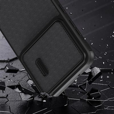 9. Nillkin Textured S Case für Samsung Galaxy S23+ Panzerhülle mit Kameraabdeckung schwarz