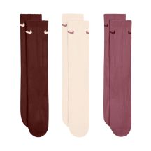 Nike Everyday Cushioned Crew Socken, 3 Paar, braun, beige, rosa, SX7664 915