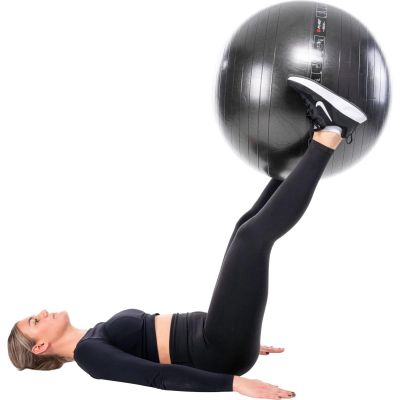 11. FITNESSBALL 75CM SCHWARZ PURE 2 IMPROVE