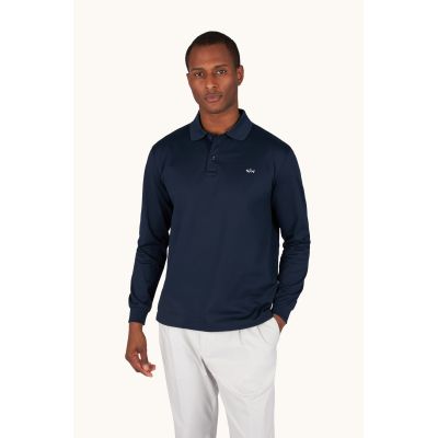 2. Paul&Shark Herren-Poloshirt aus marineblauer Baumwolle 99311003-13
