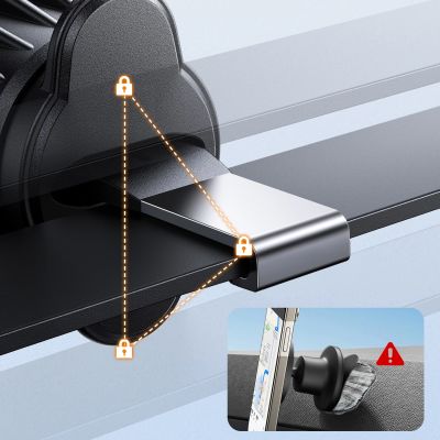 12. Joyroom JR-ZS406 magnetischer Auto-Lüftungsschlitzhalter – schwarz