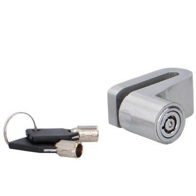 5. DUNLOP SILBERNES BREMSSCHEIBENSCHLOSS MIT KABELSCHLOSS