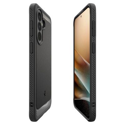 7. Spigen Rugged Armor Schutzhülle für Samsung Galaxy A37 5G – Schwarz