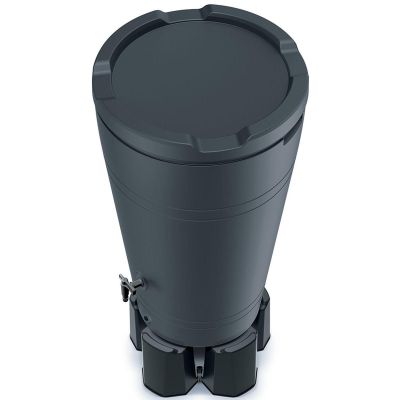 10. Sockel für modularen Regenwassertank, 5-teilig, Anthrazit