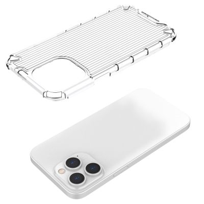 8. Ombre Protect Case für iPhone 13 Pro Max rosa und blaue gepanzerte Hülle