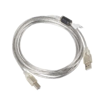 2. Lanberg CA-USBA-12CC-0030-TR Kabel (USB 2.0 M - USB 2.0 Typ BM; 3 m; transparent)